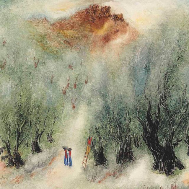 Reuven Rubin — Оливковые деревья
