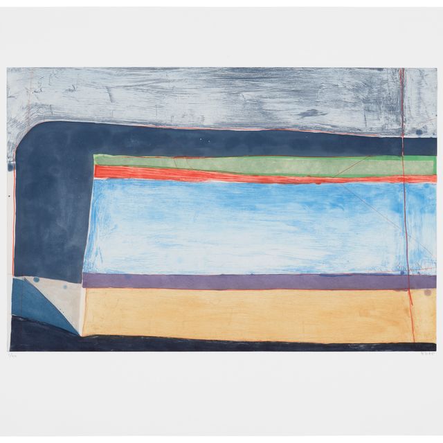 Richard Diebenkorn — Горизонтальный цвет индиго