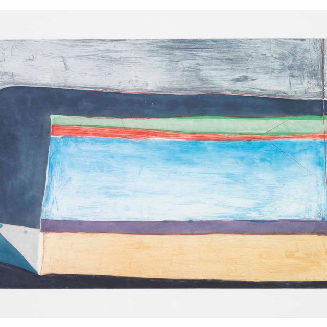 Richard Diebenkorn — Горизонтальный цвет индиго