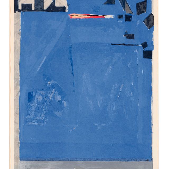 Richard Diebenkorn — Синий с красным