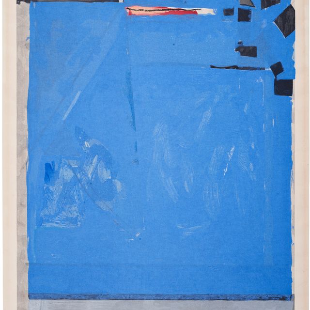Richard Diebenkorn — Синий с красным