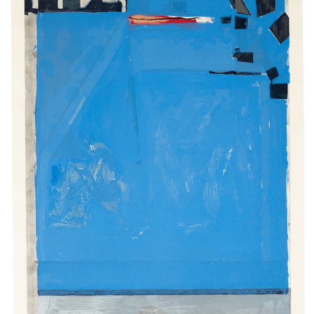 Richard Diebenkorn — Синий с красным