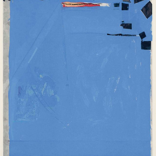 Richard Diebenkorn — Синий с красным