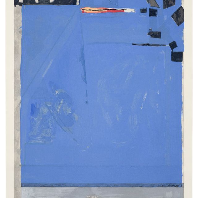Richard Diebenkorn — Синий с красным
