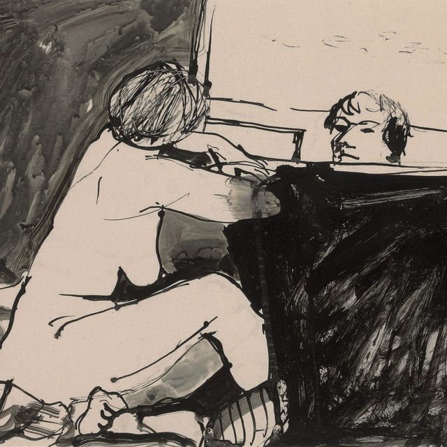 Richard Diebenkorn — Без названия (две цифры)