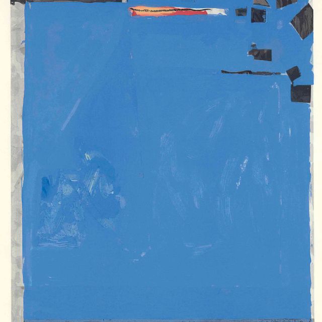 Richard Diebenkorn — Синий с красным