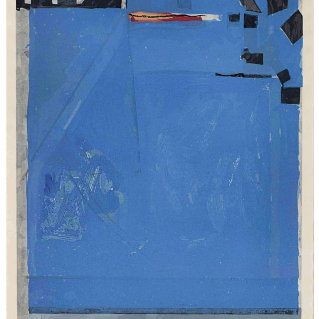 Richard Diebenkorn — Синий с красным
