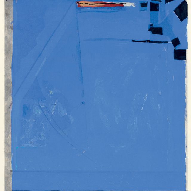 Richard Diebenkorn — Синий с красным