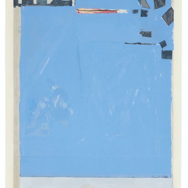 Richard Diebenkorn — Синий с красным