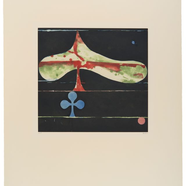 Richard Diebenkorn — Раскидистая лопата, из треф и пик