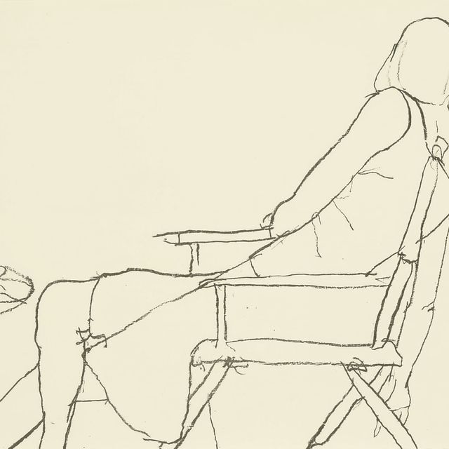 Richard Diebenkorn — [Филлис в режиссерском кресле]
