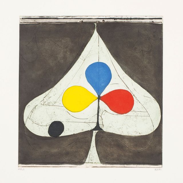 Richard Diebenkorn — Трехцветный II, от треф и пик