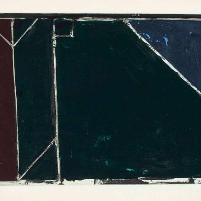 Richard Diebenkorn — Вариации Фолсом-стрит I (черный)
