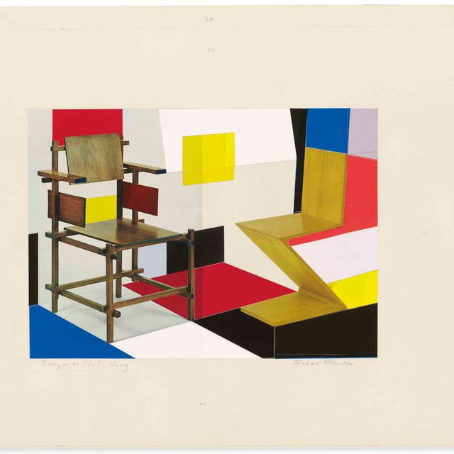 Richard Hamilton — Надевание костюма de Stijl