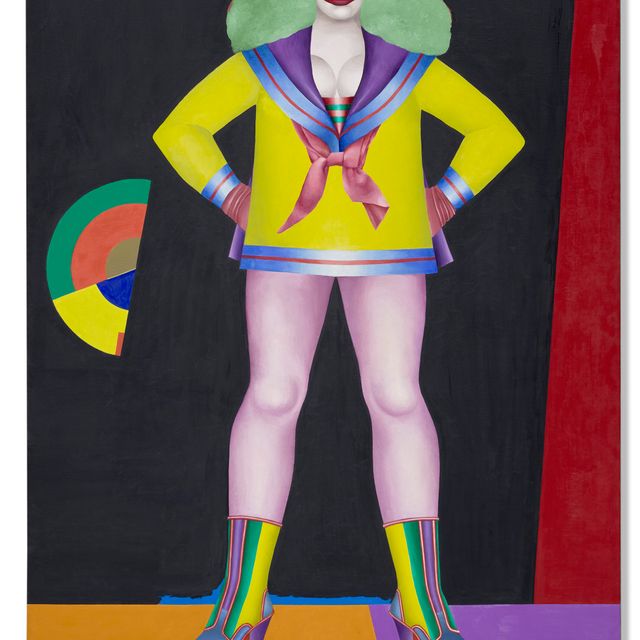 Richard Lindner — Девушка с зеленым взглядом
