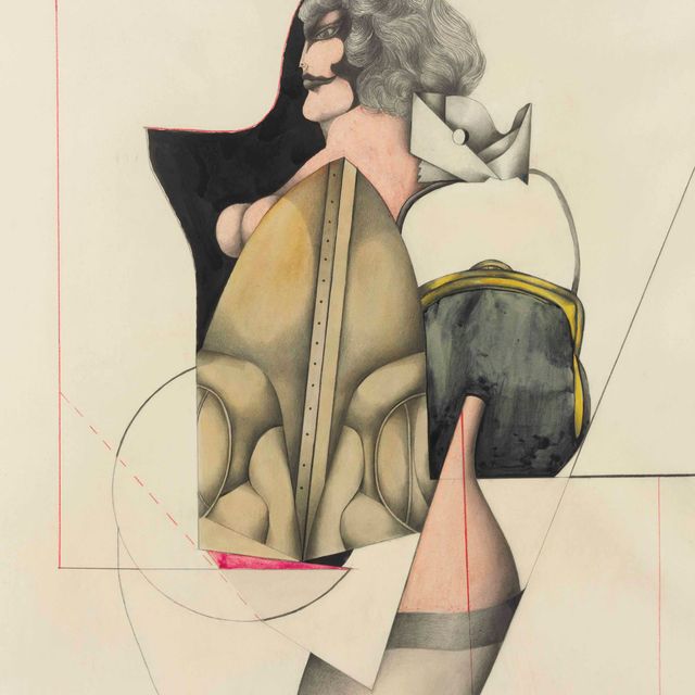 Richard Lindner — Женщина и сумочка