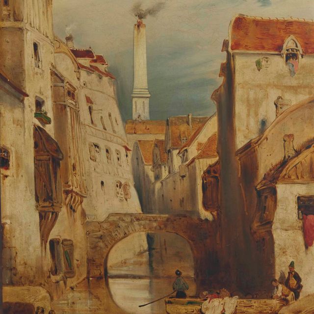 Richard Parkes Bonington — Венецианские гондольеры