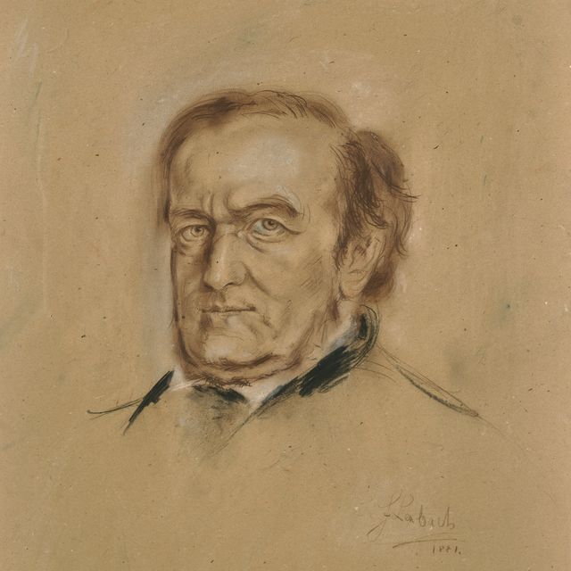 Richard Wagner — Портретный бюст Рихарда Вагнера (1813-1883)