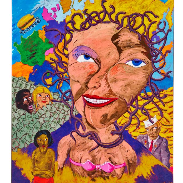 Robert Colescott — Современная Медуза