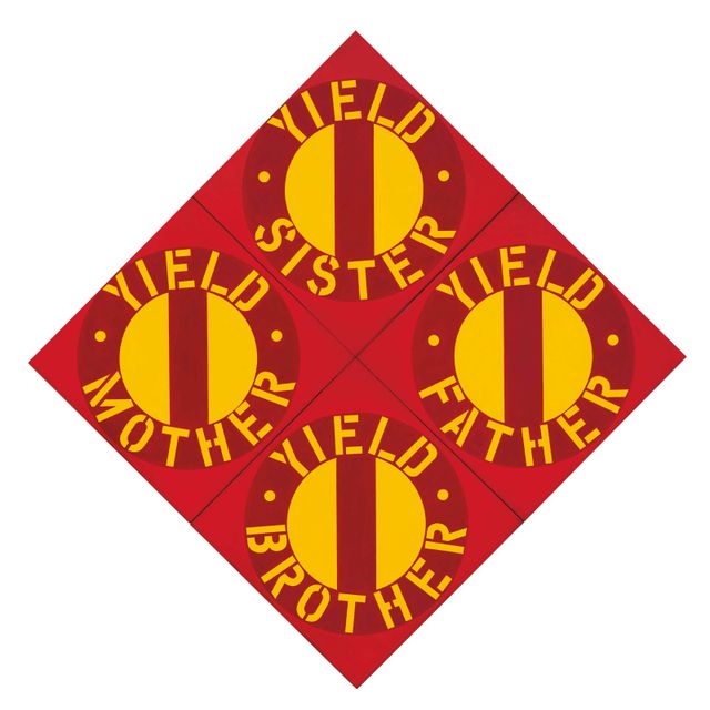 Robert Indiana — Красный Уступает Брату IV