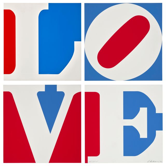 Robert Indiana — Любовь на четырех панелях