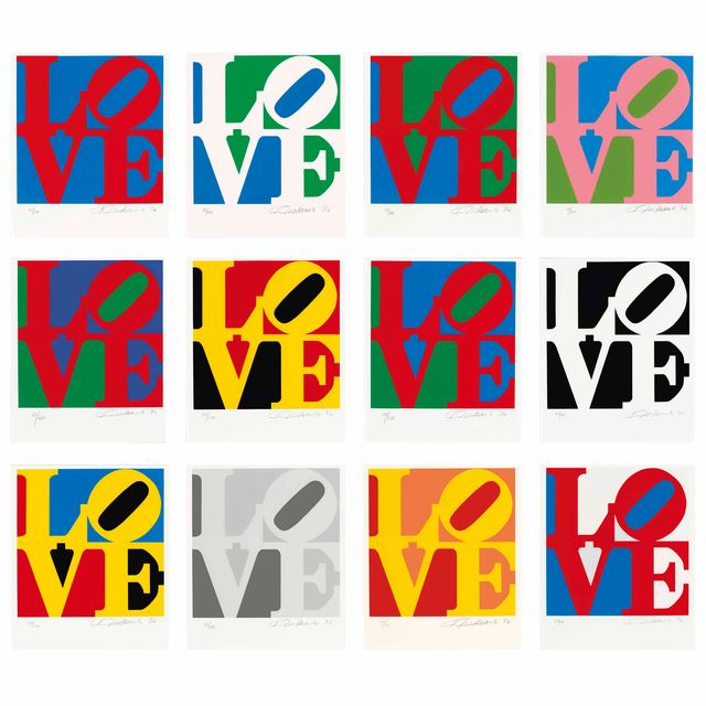Robert Indiana — "Книга любви", American Image Editions, Нью-Йорк, 1997
