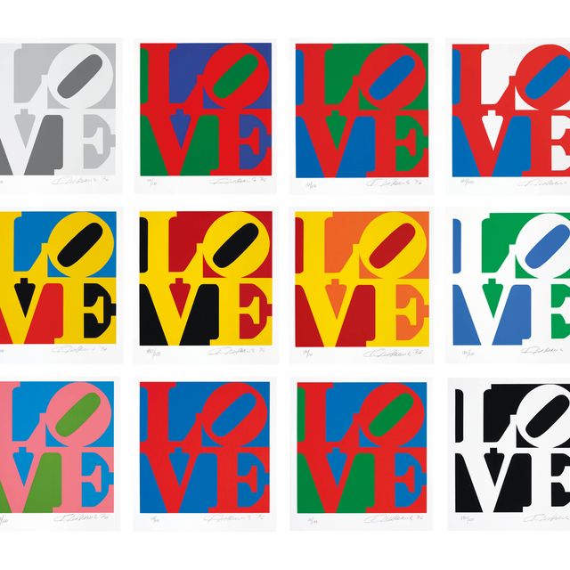 Robert Indiana — "Книга любви", American Image Editions, Нью-Йорк, 1997