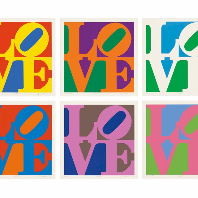 Robert Indiana — Сад любви (Шихан, 126-131)