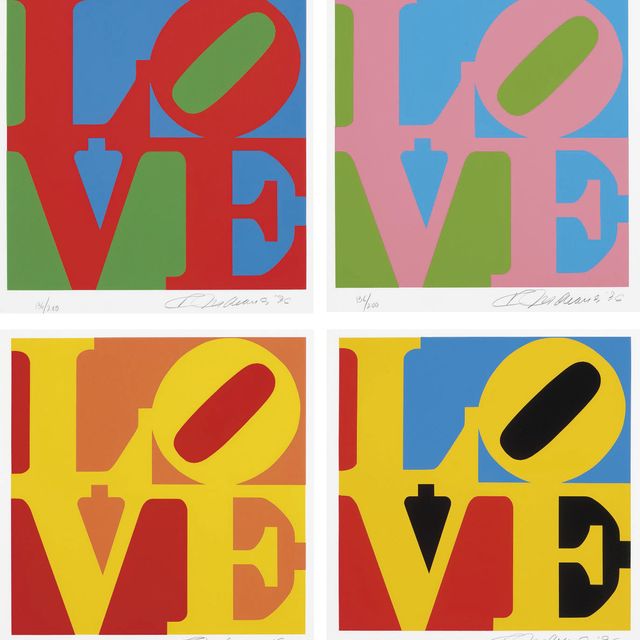 Robert Indiana — Роберт Индиана, "Книга любви", American Images Editions, Нью-Йорк, 1997