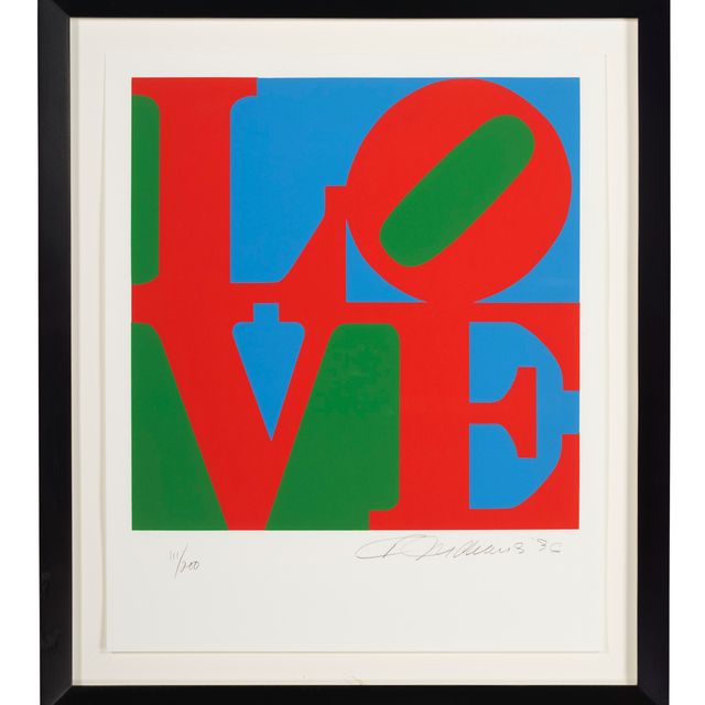 Robert Indiana — Иллюстрация из "Книги любви"