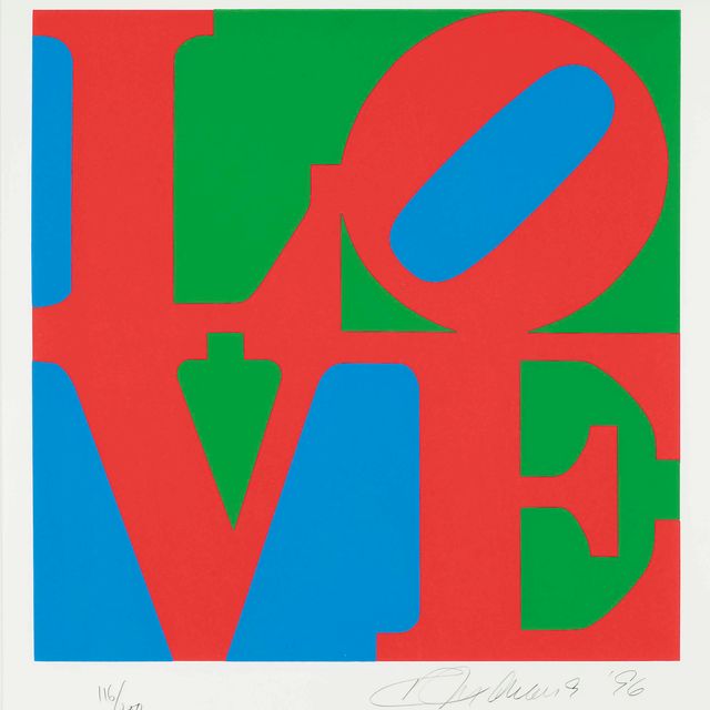 Robert Indiana — Любовь, из Книги о любви