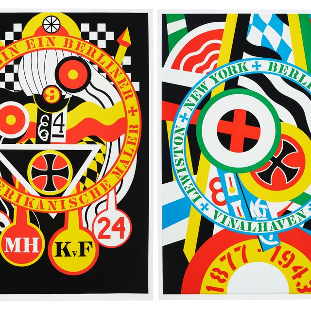 Robert Indiana — "Элегии Хартли": Берлинская серия : две гравюры