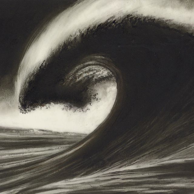 Robert Longo — Этюд для "Черного крыла"