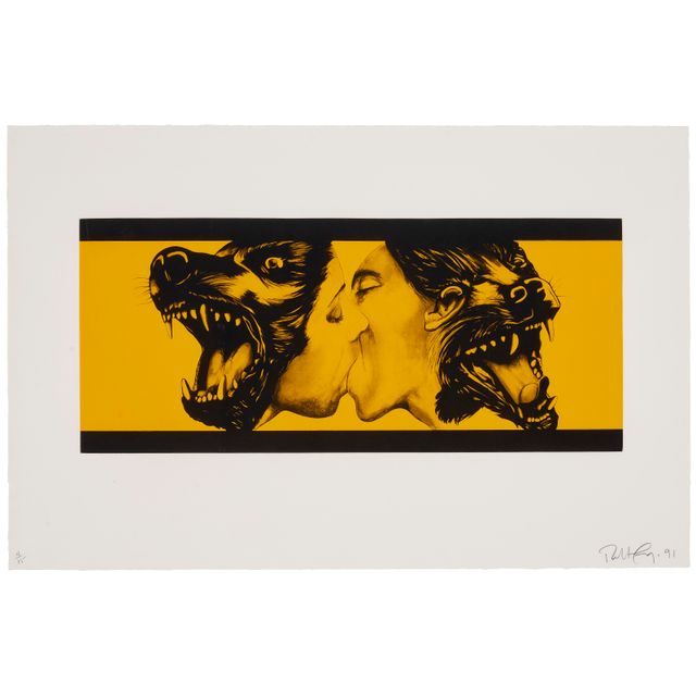 Robert Longo — Сильный в любви (желтый)