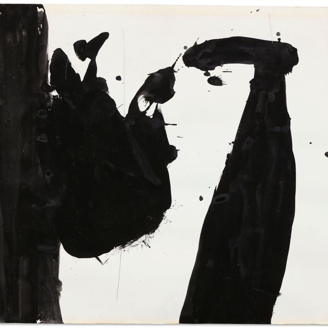 Robert Motherwell — В черно-белом исполнении