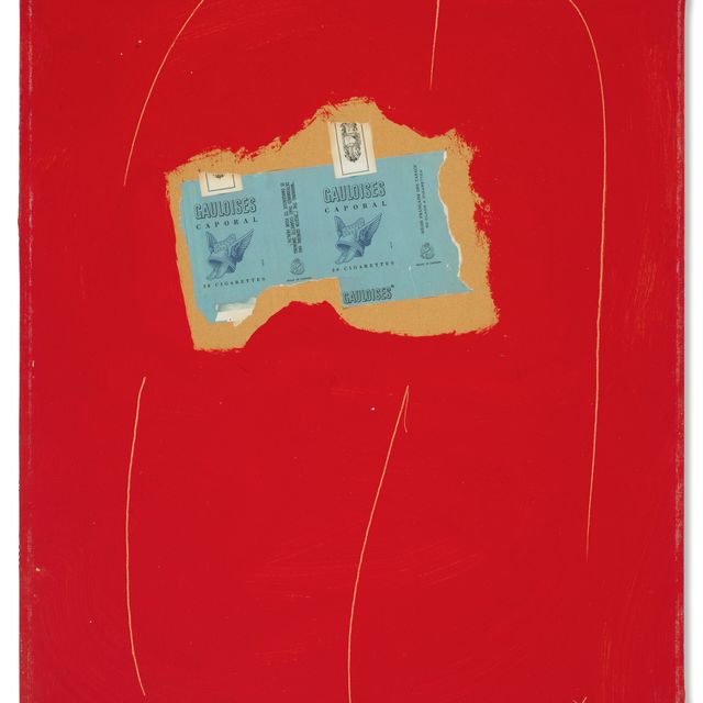 Robert Motherwell — Голуаз на алом № 9