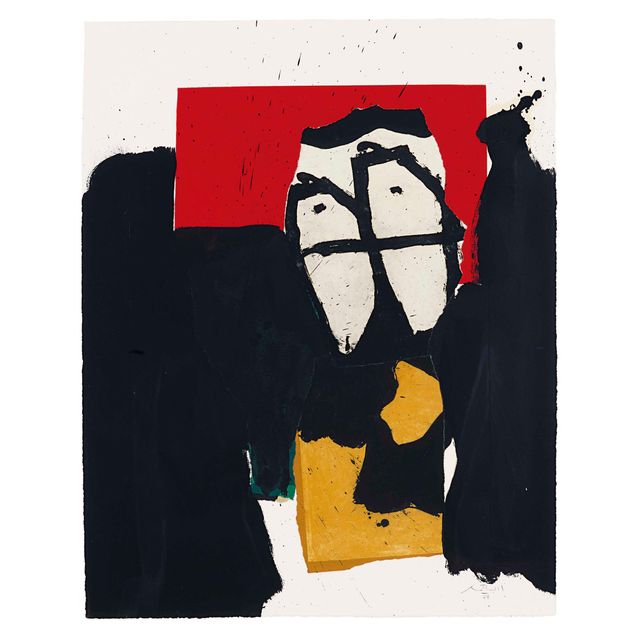 Robert Motherwell — Красно-черный № 25