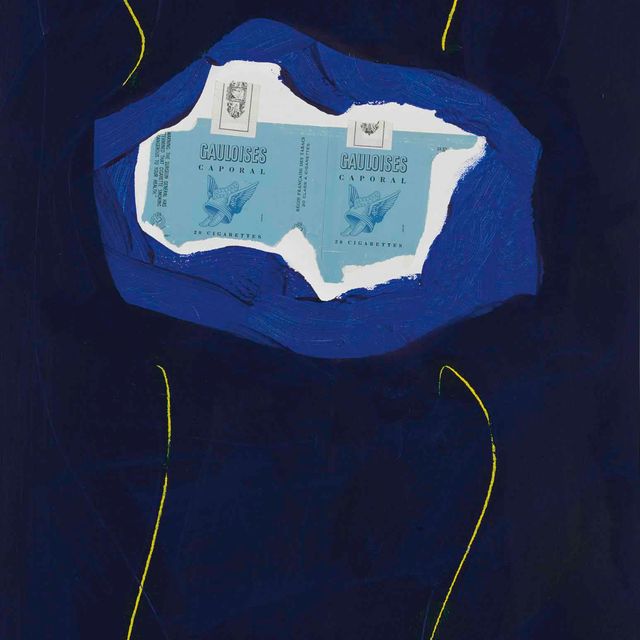 Robert Motherwell — HB на желтом фоне