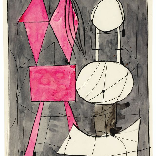 Robert Motherwell — Хранительница и статуя Юпитера