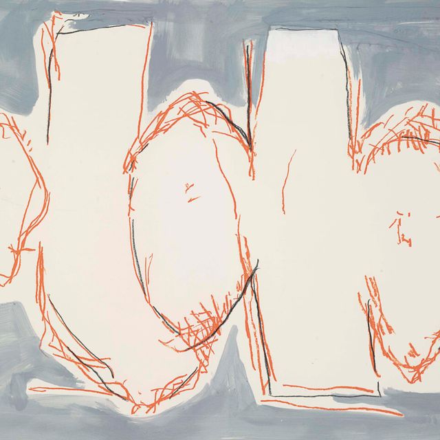 Robert Motherwell — Эскиз элегии, Состояние II (синий)