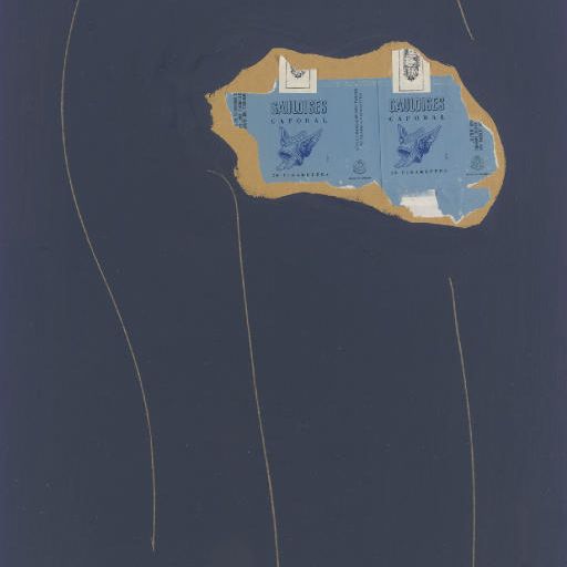 Robert Motherwell — Голуаз на сером № 28