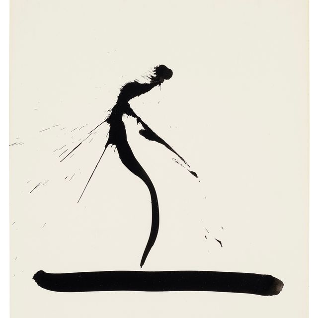 Robert Motherwell — Без названия (автоматизм)