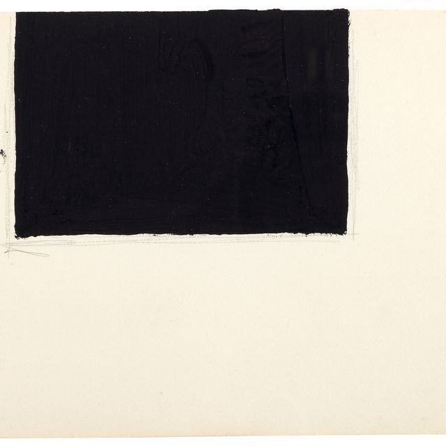 Robert Motherwell — Черное на белом #5