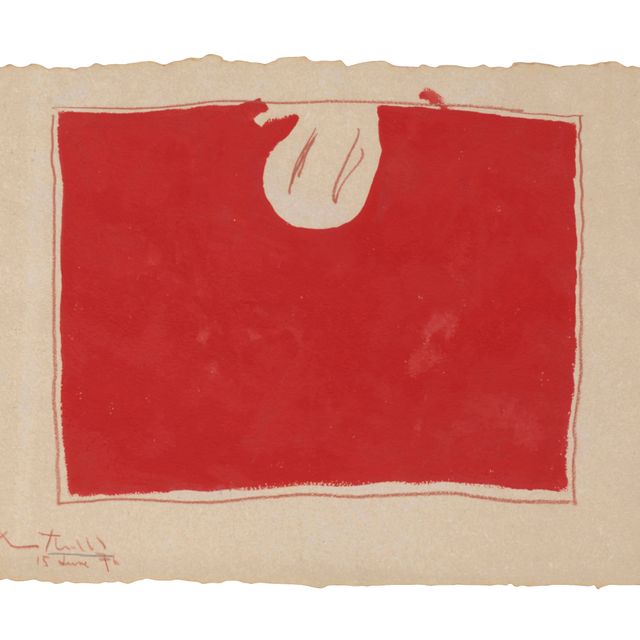 Robert Motherwell — Набросок красной стены