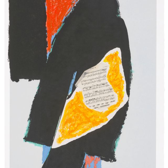 Robert Motherwell — Черный для Моцарта