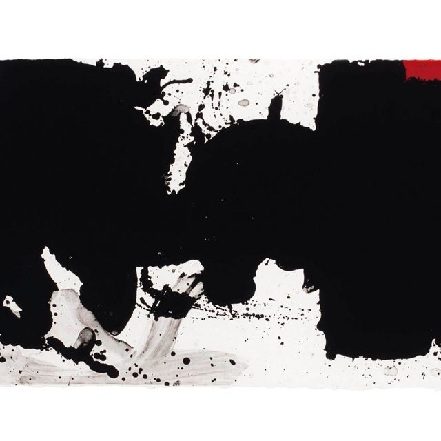 Robert Motherwell — Черный, из которого нет выхода, из Эль-Негро (Б. 285; Э. и Б. 313; Тайлер 434)