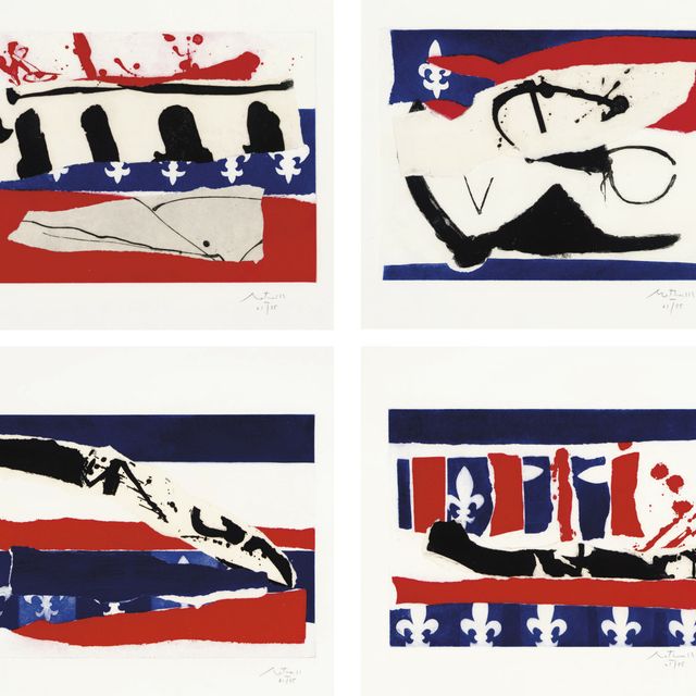 Robert Motherwell — Сюита II-V, посвященная двухсотлетию Французской революции (B. 350-53; E. & B. 383-85)
