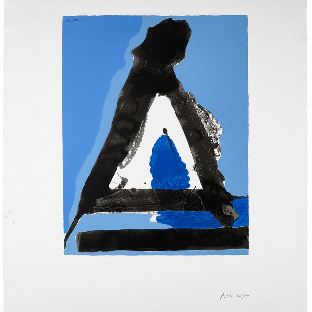 Robert Motherwell — Без названия, из Баскской сюиты
