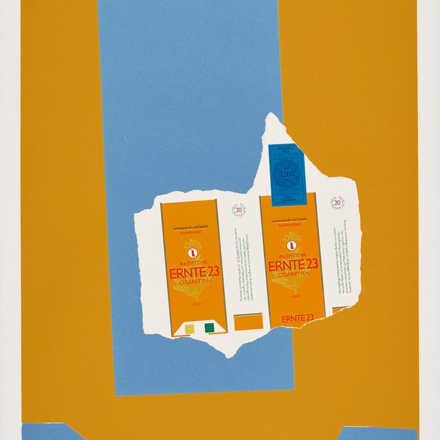 Robert Motherwell — "Урожай", с синими тенями, из серии "Летний свет"
