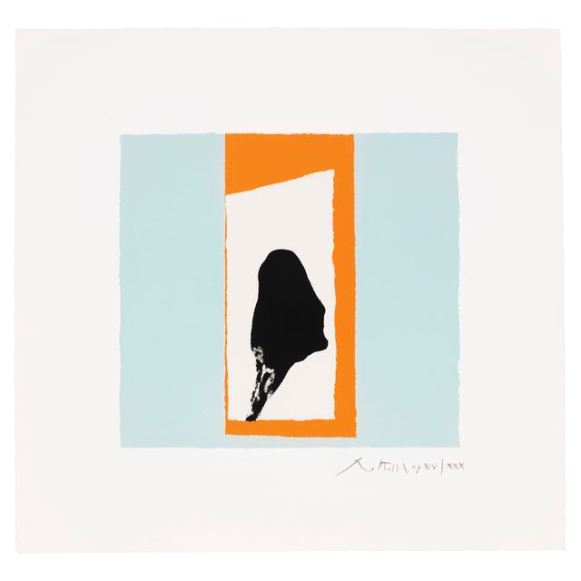 Robert Motherwell — Без названия, из серии "Берггрюэн"